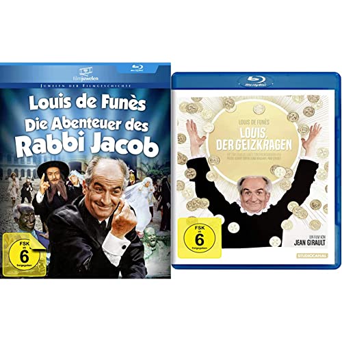 Die Abenteuer des Rabbi Jacob - mit Louis de Funès (Filmjuwelen) [Blu-ray] & Louis, der Geizkragen [Blu-ray] von AL!VE