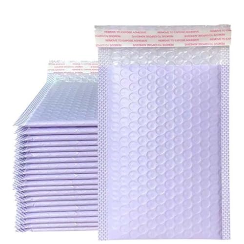 Gepolsterte Briefumschläge, Luftpolsterumschläge, 50 Stück, Umschläge for Versandtaschen, gepolsterte Umschläge for Verpacken, Versiegeln, Versenden, Geschenkpolsterung(Purple,11 * 15cm) von ALANIZ