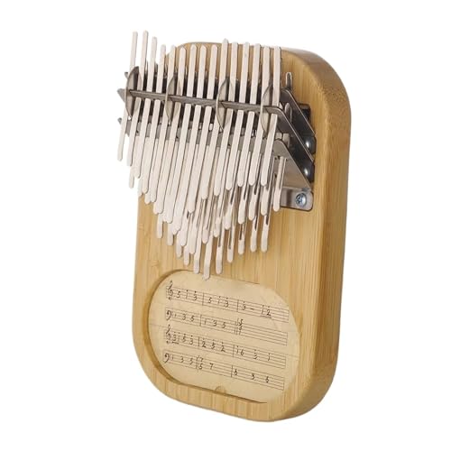 Kalimba 17 Schlüssel Kalimba Mit 41 Tasten B/C-Noten Daumenklavier Tragbares Professionelles Kalimba-Tasteninstrument Mit Zubehör(B) von ALFAAL