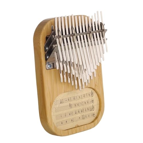 Kalimba 17 Schlüssel Kalimba Mit 41 Tasten B/C-Noten Daumenklavier Tragbares Professionelles Kalimba-Tasteninstrument Mit Zubehör(C) von ALFAAL