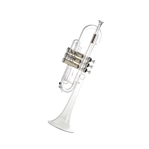 Standard Trompete Trompete aus einfarbigem Kunststoff, hypoallergen, B-Dur, C-Taste, westliches Blasinstrument, Trompete, professionelle Leistung von ALFAAL