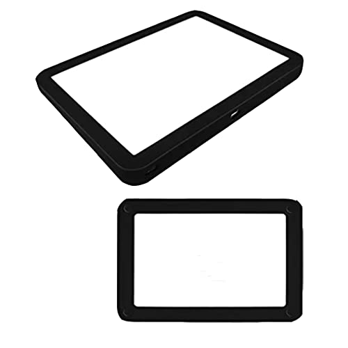 ALHBEJT Silikonhülle für Magic Trackpad 2 und 3, leicht, stoßfest, weiches Silikon, Schutzhülle für Apple Wireless Touchpad Apple Magic Trackpad (Schwarz) von ALHBEJT