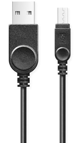Aligator DAKAMUOUT USB-Kabel 1 m Micro-USB A USB A schwarz – USB-Kabel (1 m, Micro-USB A, USB 2.0, schwarz) von ALIGATOR