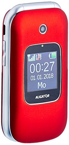 Aligator V650 Seniorenhandy mit SOS Taste und Locator Rot von ALIGATOR