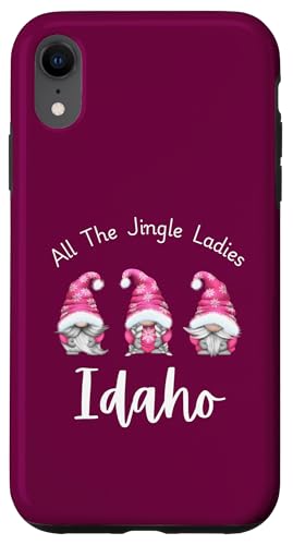 Hülle für iPhone XR All The Jingle Damen Idaho Merry Christmas Zwerge von ALL THE JINGLE LADIES GNOME US STATE DESIGNS