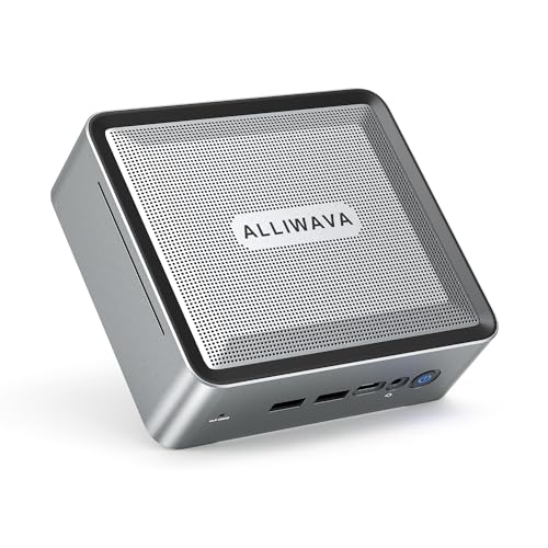 ALLIWAVA U58 Mini-PC AMD Ryzen 7 5800U (bis zu 4,4 GHz), Mini Desktop-PC 32GB DDR4 1TB SSD, 8core 2000MHz Graphics Micro Office PC Unterstützung 4K Video BT5.2 WiFi 6E von ALLIWAVA