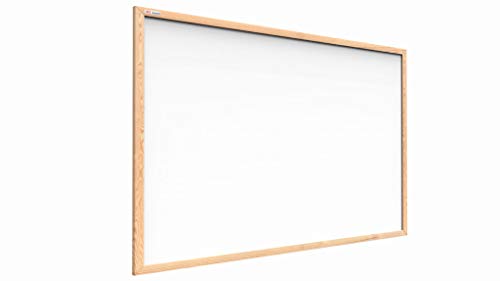 ALLboards Whiteboard mit Holzrahmen 200x120cm Magnettafel Weiß Magnetisch, Trocken Abwischbar von ALLboards