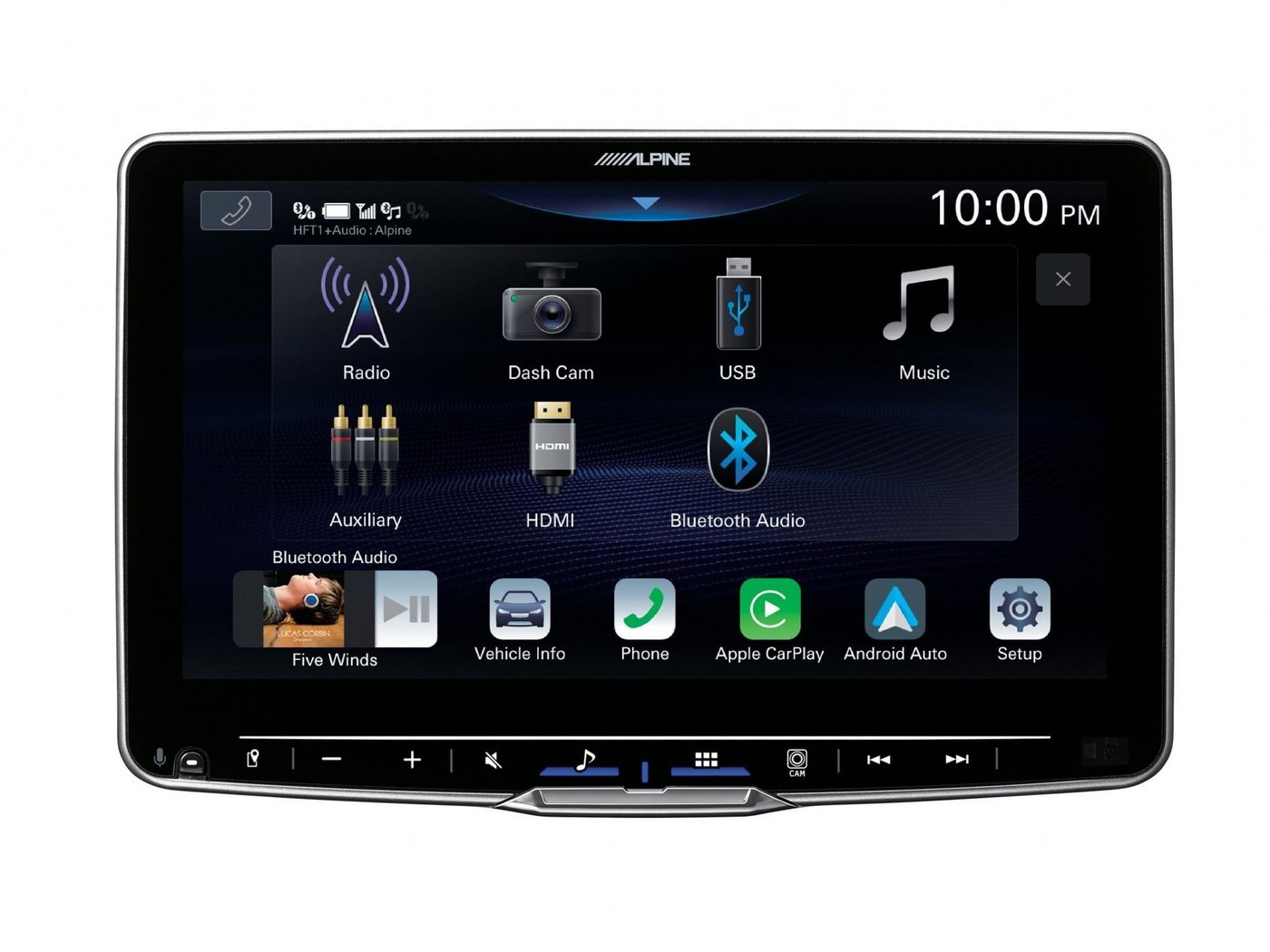 ALPINE iLX-F905Dradio DAB+ 1-DIN-Einbaugehäuse CarPlay Wireless Android Autoradio von ALPINE