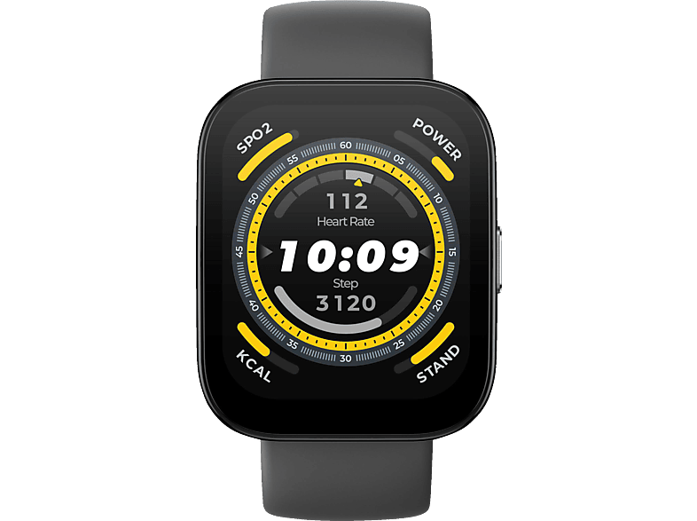 AMAZFIT Bip 5 Smartwatch Kunststoff Silikon, 22 mm, Soft Black von AMAZFIT