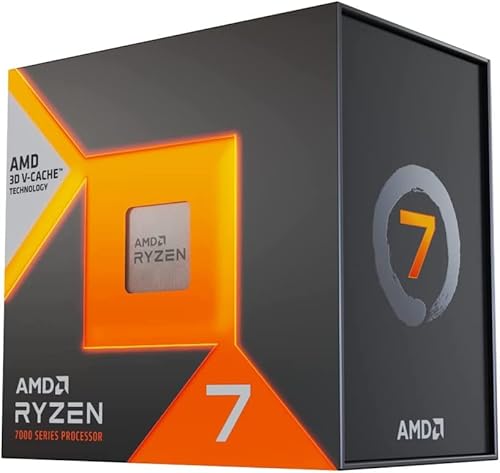 AMD Ryzen 7 7800X3D ohne Kühler, 4,2 GHz, 8 Kern/16 Thread, 100 MB, 120 W, 100-100000910WOF von AMD