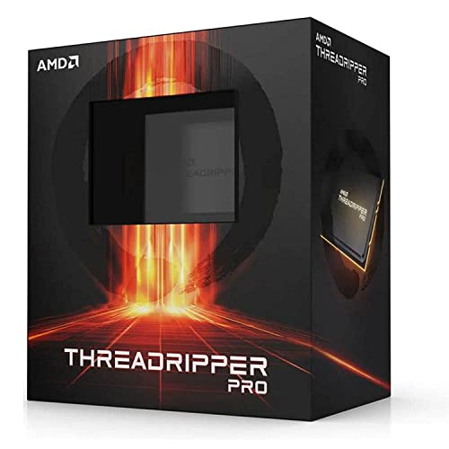 AMD Ryzen Threadripper Pro 5955WX (16Kerne/32Threads, 280W DTP, SWRX8 Sockel, 72 MB Cache, Bis zu 4.5 GHz Max Boost, Kein Kühler) von AMD