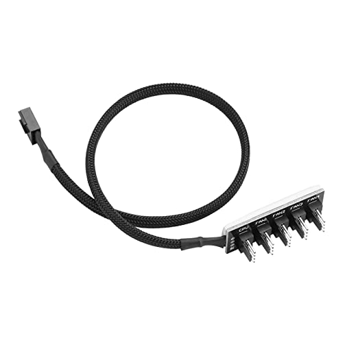 AMONIDA Lüfter-Hub-Splitter, Langlebiger Lüfter-Lüfter-Adapter, für PC von AMONIDA