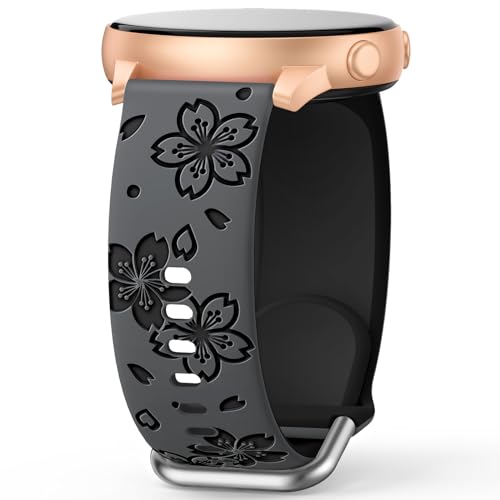 AMSKY Zweifarbig Floral Silikon Armband Kompatibel mit Samsung Galaxy Watch 7 6 5 4 Active 2 40mm 44mm, Watch 6 4 Classic 43mm 47mm 42mm 46mm, 5 Pro 45mm, 20mm Blumen Muster Graviert Armband für Damen AMSKY Zweifarbig Floral Silikon Armband Kompatibel mit Samsung Galaxy Watch 7 6 5 4 Active 2 40mm 44mm, Watch 6 4 Classic 43mm 47mm 42mm 46mm, 5 Pro 45mm, 20mm Blumen Muster Graviert Armband für Damen von AMSKY