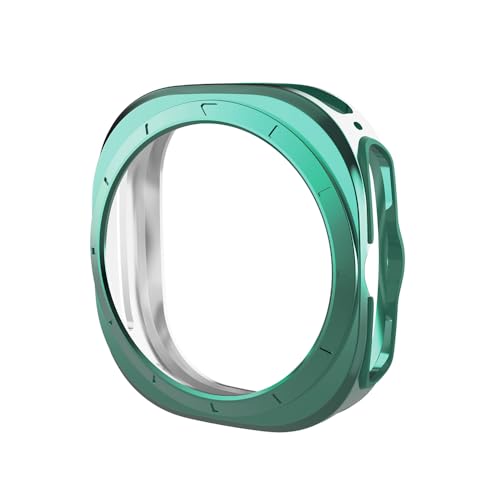 AMSOH Hülle Vollständige Abdeckung für Samsung Galaxy Watch 7 40mm 44mm TPU Anti-Drop und wasserdichte Schutzhülle(Green,for Watch 7 40mm) von AMSOH