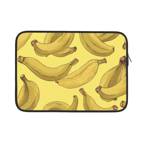 Bananenmuster Computertasche 13/15 Zoll Laptop Sleeve Tragbare Business Tasche Dokumentenaufbewahrungstasche 13 Zoll von ANABPRMA