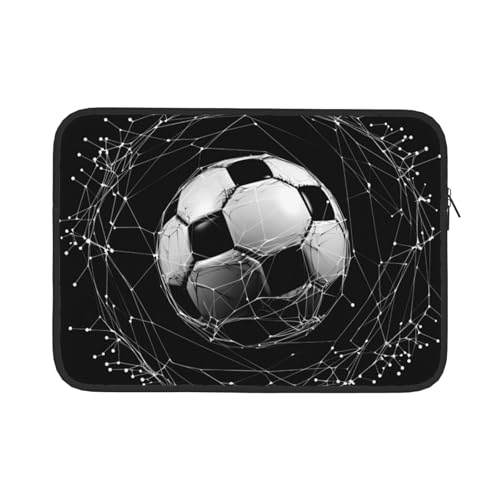 I Love Soccer Computertasche, 13/15 Zoll Laptophülle, tragbare Business-Tasche, Dokumenten-Aufbewahrungstasche, 38,1 cm (15 Zoll) von ANABPRMA