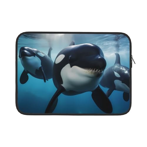 Killer Whale Computertasche 13/15 Zoll Laptop Sleeve Tragbare Business Tasche Dokumentenaufbewahrungstasche 15 Zoll von ANABPRMA