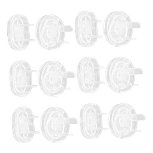 ANDRESLAD Transparente Steckdosen Schutzabdeckungen Für Sicherheitsstecker Für Elektrische Steckdosen Kindersicherung Für 3 Polige Und 2 Polige Steckdosen von ANDRESLAD