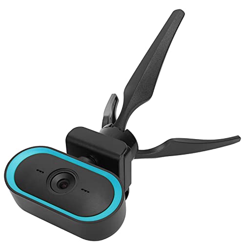 ANGGREK USB-Kamera für Webcasts für Webkonferenzen, Webcam mit Verzerrungsfreiem Weitwinkelobjektiv (BLUE) von ANGGREK