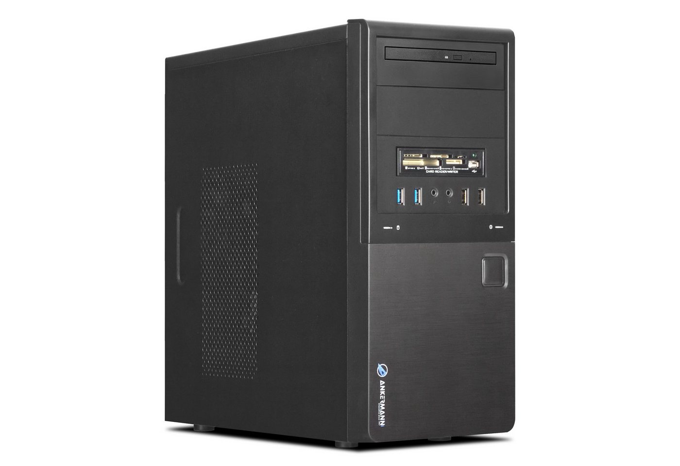 ANKERMANN-PC Desktop PC Barcelona PC (Intel Core i5 6400, Core Onboard Graphics, 16 GB RAM, 500 GB HDD, 480 GB SSD, Luftkühlung) von ANKERMANN-PC