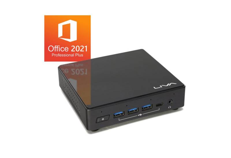 ANKERMANN-PC EliteGroup Liva Z3 Plus Mini-PC (Intel Core i7, Core Onboard Graphics, 16 GB RAM, 1000 GB SSD, Luftkühlung) von ANKERMANN-PC