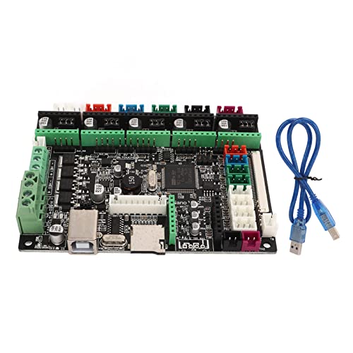 ANKROYU 3D-Drucker-Steuerplatine, PCB Mini integrierte Mainboard-Controller-Teile, tragbares 3D-Drucker-Controller-Kit für architektonisches Design (Separate Mainboard Model) von ANKROYU