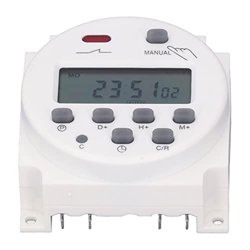 ANKROYU CN101A -Timerschalter, ABS -Programmierrelaisschalter, Anti -Interferenz -Zeitrelaisschalter, Kompakt -Timer -Relais für die Steuerung von Straßenleuchten ANKROYU CN101A -Timerschalter, ABS -Programmierrelaisschalter, Anti -Interferenz -Zeitrelaisschalter, Kompakt -Timer -Relais für die Steuerung von Straßenleuchten von ANKROYU