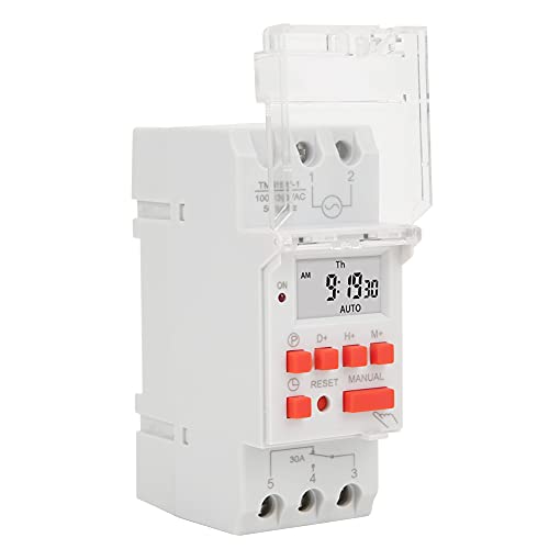 ANKROYU TM919B 1 Wöchentlicher Timerschalter, programmierbare Kunststoff -Zeitrelais, LCD -Display -Timer -Steuerrelais, 35 -mm -DIN -Schienenschalter für Home ANKROYU TM919B 1 Wöchentlicher Timerschalter, programmierbare Kunststoff -Zeitrelais, LCD -Display -Timer -Steuerrelais, 35 -mm -DIN -Schienenschalter für Home von ANKROYU