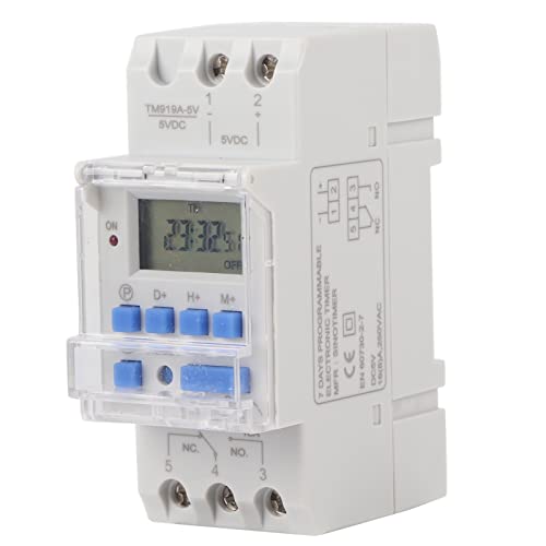 ANKROYU Wöchentlicher Timerschalter, LCD -Anzeige -Timer -Steuerschalter, programmierbarer Timerschalter mit Countdown -Funktion, Timer -Relaisschalter für den Haushalt ANKROYU Wöchentlicher Timerschalter, LCD -Anzeige -Timer -Steuerschalter, programmierbarer Timerschalter mit Countdown -Funktion, Timer -Relaisschalter für den Haushalt von ANKROYU