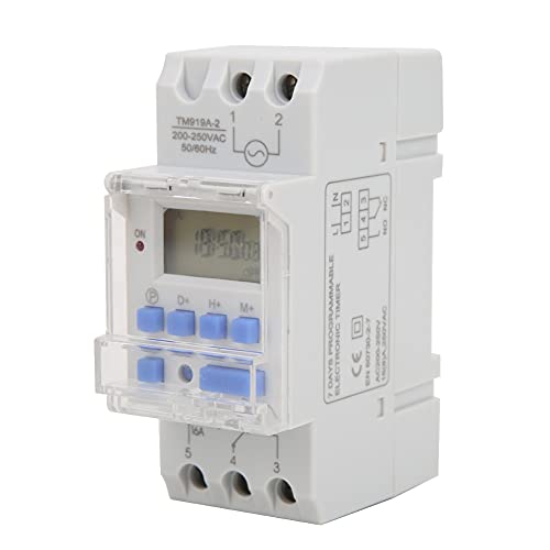 TM919A 2 Timer -Switches, Kunststoff 7 Tage programmierbares digitaler Timer, LCD -Display -Timer -Steuerungsschalter mit Countdown -Funktion für Haushaltsgeräte TM919A 2 Timer -Switches, Kunststoff 7 Tage programmierbares digitaler Timer, LCD -Display -Timer -Steuerungsschalter mit Countdown -Funktion für Haushaltsgeräte von ANKROYU