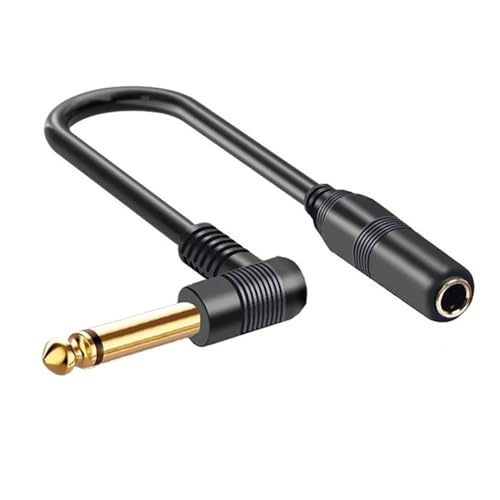 ANMITI 1/4 Bis 6 35 Mm Kopfhörer Adapter 6 35 Mm Stecker Auf Buchse TRS Stereo Adapterkabel Für Kopfhörer Gitarre von ANMITI