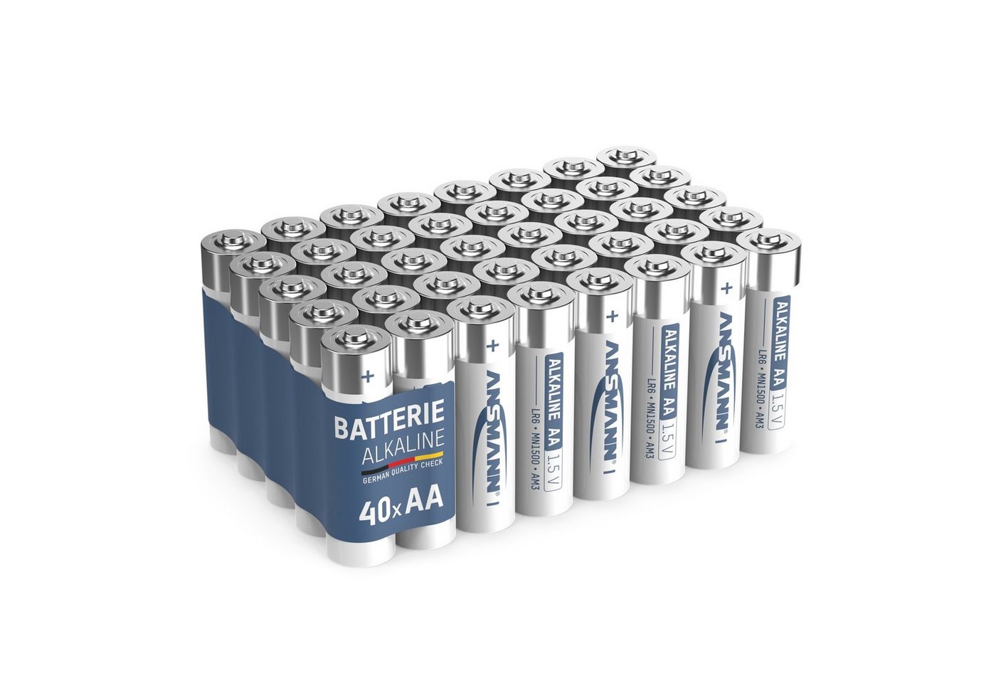 ANSMANN AG Batterien AA 40 Stück, Alkaline Mignon Batterie, für Lichterkette uvm. Batterie ANSMANN AG Batterien AA 40 Stück, Alkaline Mignon Batterie, für Lichterkette uvm. Batterie von ANSMANN AG