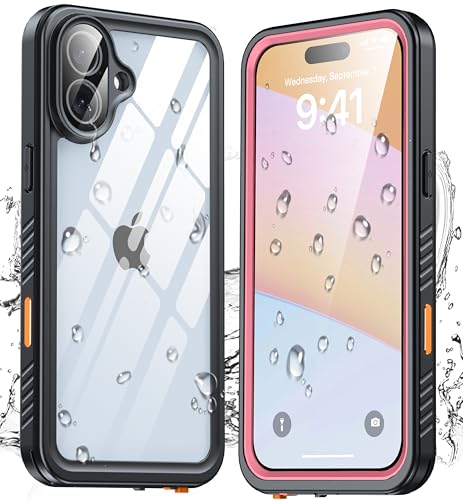 ANTSHARE für iPhone 16 Plus Hülle Wasserdicht,Handyhülle für iPhone 16 Plus Case 360 Grad Ganzkörper Schutzhülle,IP68 Stoßfest Staubdicht Outdoor Panzerhülle mit Eingebautem Displayschutz (6.7") von ANTSHARE