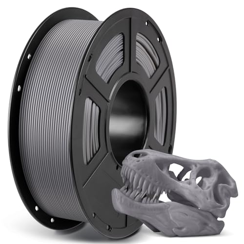 ANYCUBIC Filament 1.75 PLA Grau, 1kg 3D Drucker Filament PLA, Filament 3d Druckmaterialien, Vakuumverpackung, Ordentliche Spule von ANYCUBIC