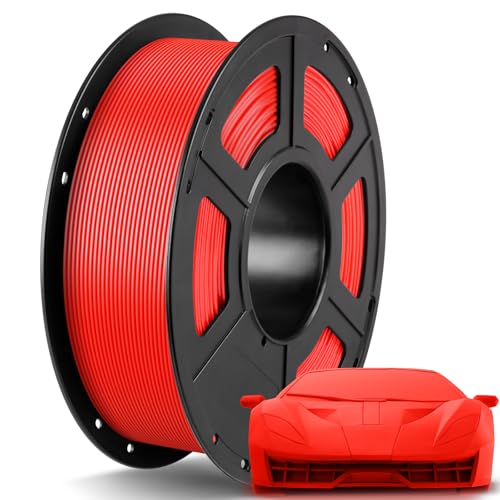 ANYCUBIC PLA+ Filament Rot 1KG, 1.75mm PLA Plus Filament-3D-Druckmaterialien, Maßgenauigkeit +/-0,02mm von ANYCUBIC