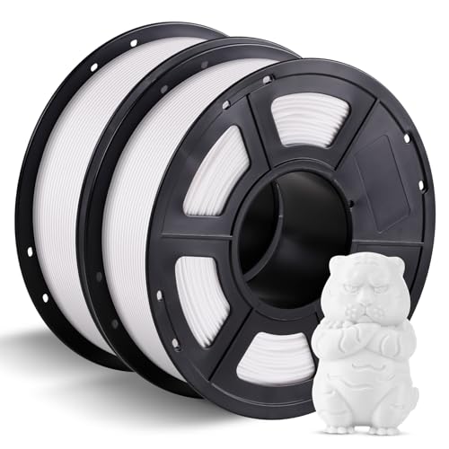 ANYCUBIC PLA Filament 1.75mm Weiß 2KG, 3D Drucker Filament, Filament-3D-Druckmaterialien von ANYCUBIC