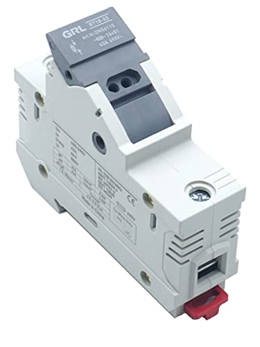 1 stücke AC Halter Basis Box 14x51MM RT18X-63 RO16 Anzeige Licht Flink Keramik Sicherungen 500V DIN Schiene Moun(Rt18-6320A) von ANYUQI