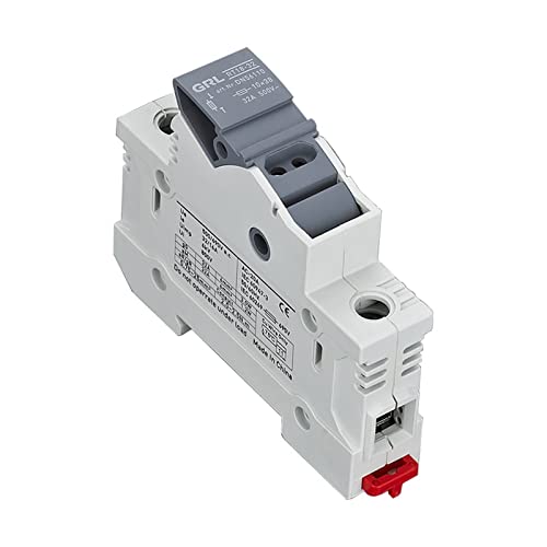 1 stücke AC RT18-32 Halter Sicherungen Basis Box 10x38MM 500V Flink Keramik RO15 RT18 DIN Schiene Moun(Rt18-324A) von ANYUQI