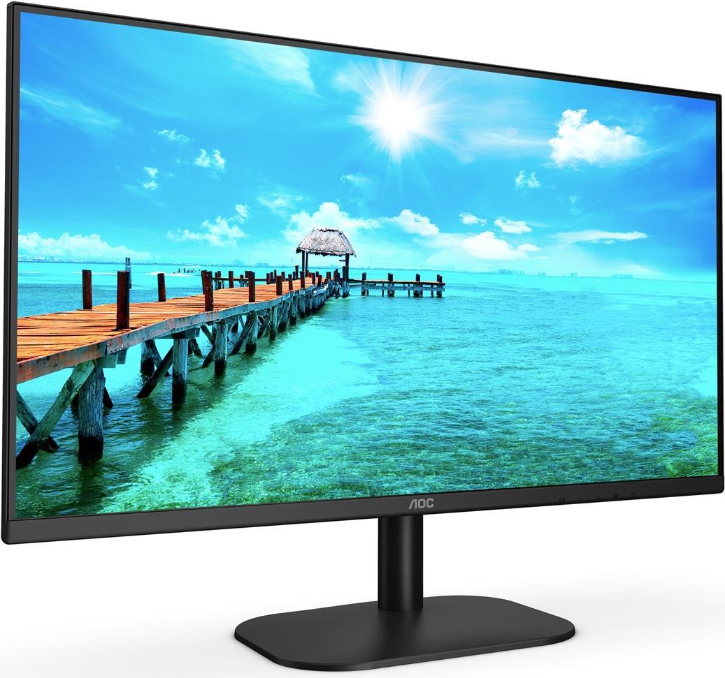 AOC 24B2XDM - B2 Series - LED-Monitor - 60.5 cm (23.8") - 1920 x 1080 Full HD (1080p) @ 75 Hz - VA - 250 cd/m� - 3000:1 - 4 ms - DVI, VGA - Schwarz von AOC