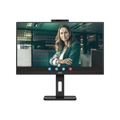 AOC 24P3QW 60,5cm (23,8") FHD IPS Monitor 16:9 HDMI/DP/USB 75Hz Webcam Sync von AOC