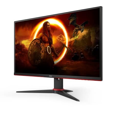 AOC Gaming Q27G2E - 27 Zoll QHD Monitor, 155 Hz, 1 ms MPRT, FreeSync Premium (2560x1440, HDMI, DisplayPort) schwarz/rot von AOC
