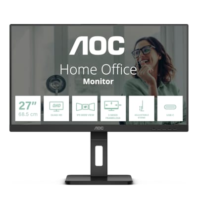 AOC Q27P3CV 68,6cm (27") QHD IPS Office Monitor 16:9 HDMI/DP/USB-C PD65W 75Hz von AOC