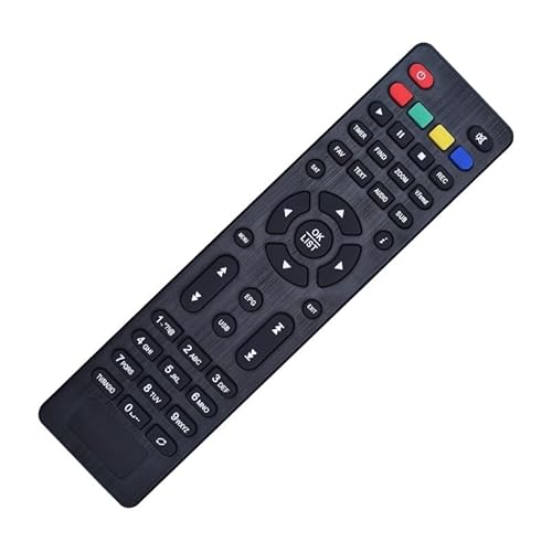 AOIMBNQC Fernbedienung für SAT-TV-Box, Satelliten-Set Top STV, Dvb-t2 für NXTDIGITAL TCCL STAR SET SR-8989 HD WORLD SUPER MAX AOIMBNQC Fernbedienung für SAT-TV-Box, Satelliten-Set Top STV, Dvb-t2 für NXTDIGITAL TCCL STAR SET SR-8989 HD WORLD SUPER MAX von AOIMBNQC