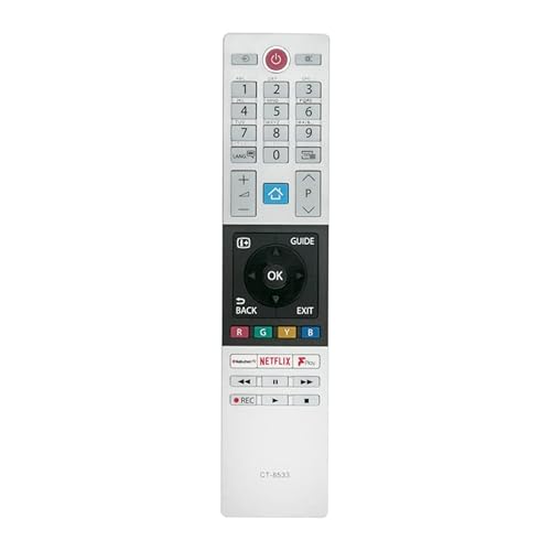 Fernbedienung CT-8533 Ersatz für 2018/2019 TV-Modelle mit Netflix Fplay 2863DB 3862DB 3863DB 3863DB Fernbedienung CT-8533 Ersatz für 2018/2019 TV-Modelle mit Netflix Fplay 2863DB 3862DB 3863DB 3863DB von AOIMBNQC