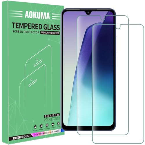 AOKUMA für Xiaomi Redmi 14C/Poco C75 für Panzerglas, 【2 Stücke】 Schutzfolie kompatibel mit Xiaomi Redmi 14C, Premium Panzerfolie mit 9H Härte, Anti Kratzer schutzglas, Splitterfest,Anti-Bläschen von AOKUMA