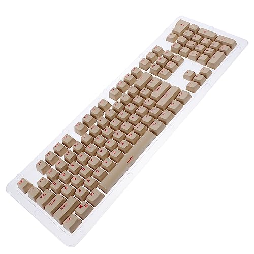 1 Satz Tastenkappe Taste Für Mechanische Tastatur Kappen Für Computertastaturen Gaming-tastaturkappen Verschleißfeste Tastaturkappen Ersatz Tastatur Zubehör Abs Schlüssel Rechner von AOKWAWALIY