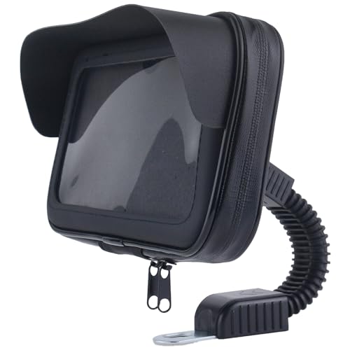 APASTTCA Handytasche Rückspiegel Handyhalter wasserdichte Tasche Mit Sonnenblende Halterung Für Handy Einfache Installation Handyhalter von APASTTCA