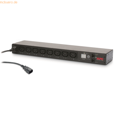 APC APC - RACK PDU, geschaltet, 1U, 12A/208V, 10A/230V, (8)C13 von APC