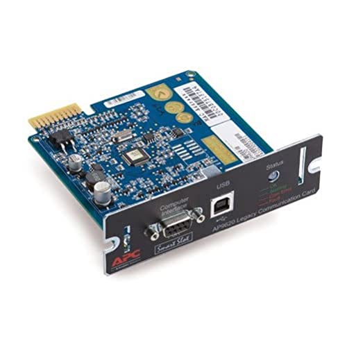 APC Legacy Communications SmartSlot Card - Fernverwaltungsadapter - SmartSlot - USB, Seriell - Schwarz - für Smart-UPS 2200, 3000; Smart-UPS RT 3000, 5000; Smart-UPS X 1000, 1500, 2000, 2200, 3000 von APC