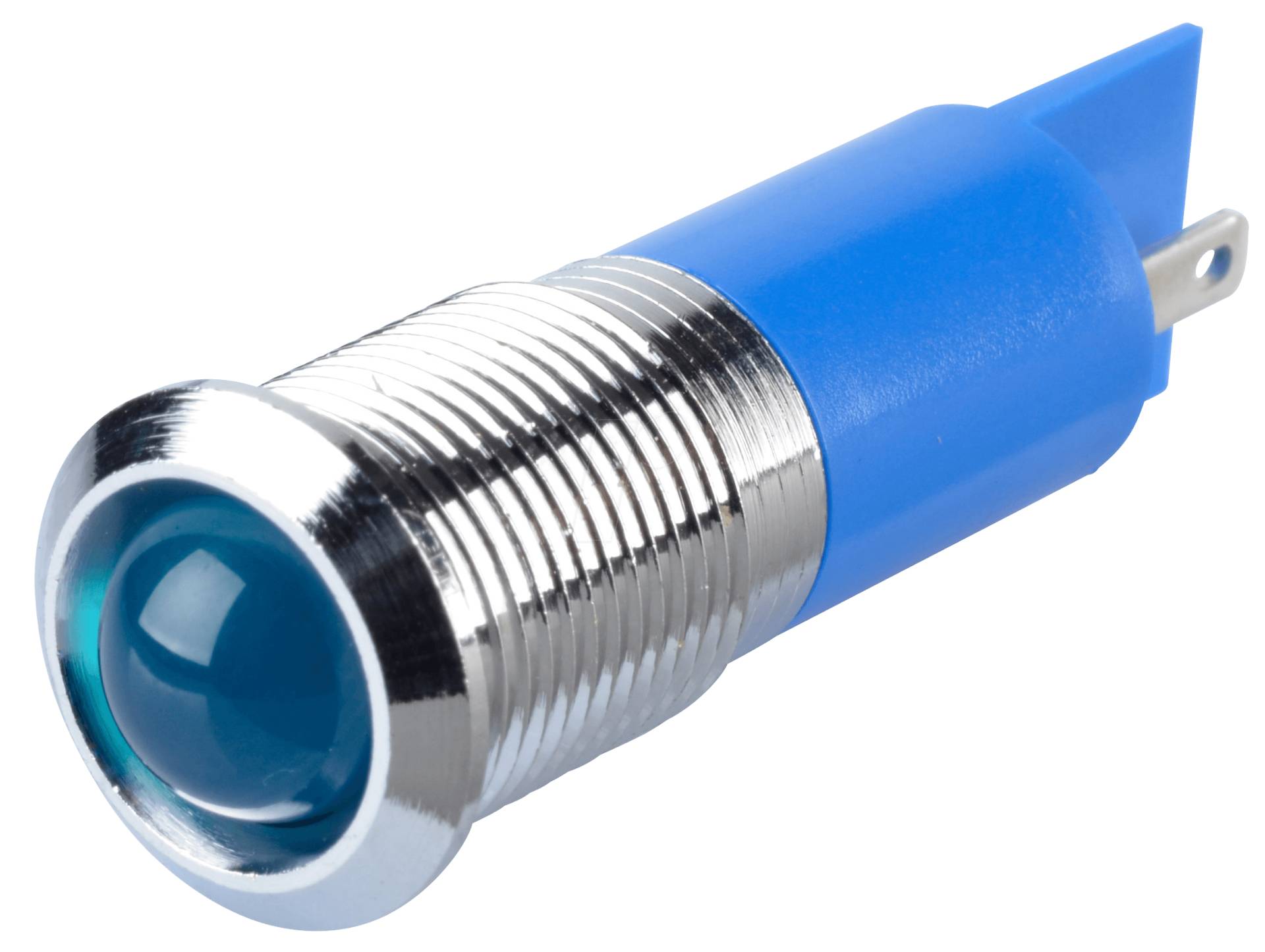 APM Q14P1C B220E - LED-Signalleuchte, blau, 220 V, Ø 14 mm, vorstehend, FASTON von APEM